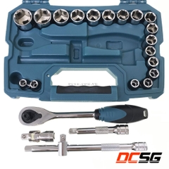 Bộ cần siết tự động và đầu tuýp Makita B-65589 (23 chi tiết/bộ)