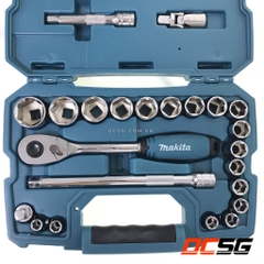 Bộ cần siết tự động và đầu tuýp Makita B-65589 (23 chi tiết/bộ)