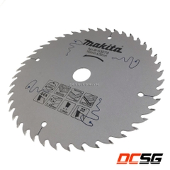 Đĩa cưa gỗ, tấm mỏng, MDF lưỡi hợp kim 44 răng 165x20mm Makita B-53279
