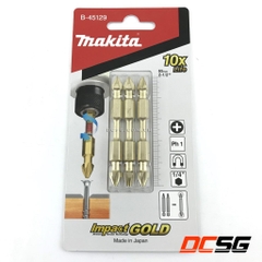 Mũi bắt vít 2 đầu PH1x65mm  Impact GoldMakita B-45129 (1 mũi)