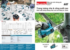 Máy cưa xích 250mm dùng pin 18V Makita DUC254Z (không pin sạc)