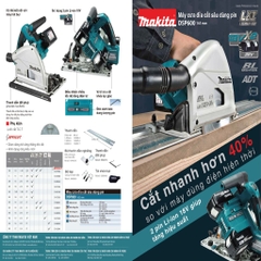 Máy cưa đĩa cắt sâu 165mm dùng pin 18V Makita DSP600Z (không pin sạc)