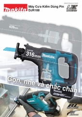 Máy cưa kiếm dùng pin 18V/BL Makita DJR188Z (không pin sạc)