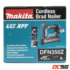 Máy bắn đinh 18 Ga dùng pin 18V Makita DFN350Z (không pin sạc)