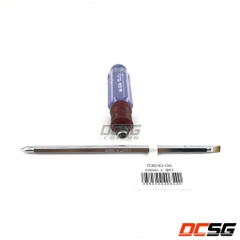Tua vít 2 đầu PH2/SL6x260mm, từ tính Fujiya FCSD-63-150