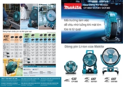 Máy quạt dùng pin và điện 14.4/18V Makita DCF201Z (không pin sạc)