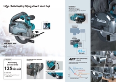 Máy cắt kim loại 150mm dùng pin 18V Makita DCS553Z (không pin sạc)