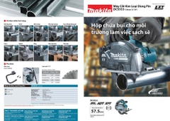Máy cắt kim loại 150mm dùng pin 18V Makita DCS553Z (không pin sạc)
