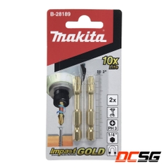 Mũi vít 1 đầu PH3x50mm Torsion Impact Gold Makita B-28189 (1 mũi)