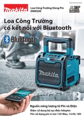 Loa công trường dùng pin và điện Makita DMR200