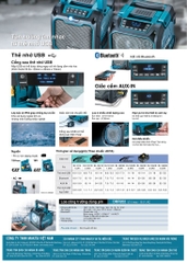 Loa công trường dùng pin và điện Makita DMR202