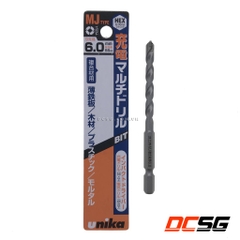 Mũi khoan đa năng 6.0x100mm chân lục giác Unika MJ6.0x100
