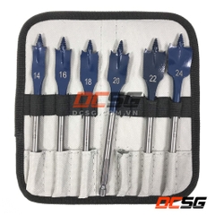 Bộ mũi khoét gỗ đuôi cá SelfCut Speed (14-16-18-20-22-24mm) Bosch 2608595424