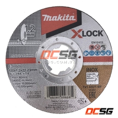 Đá cắt inox cho máy mài X-Lock 100x1.2x22.23mm Makita E-00505