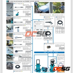 Đầu xịt chỉnh tia cho DHW080/ HW1200/ HW1300 Makita 197876-5