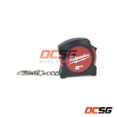 Thước cuộn thép 2m móc khóa Milwaukee 48-22-5507