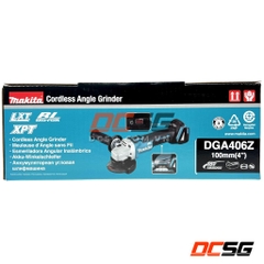 Máy mài góc 100mm dùng pin 18V/ BL Makita DGA406Z (không pin sạc)