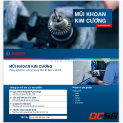 Mũi khoa gạch men, kính 6mm Bosch 2608599049