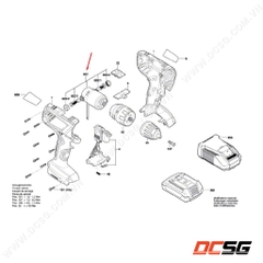 Cụm motor GSR180-Li/ GSB180-Li Bosch 160702266N