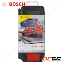 Bộ mũi khoan thép, inox HSS-Co Bosch