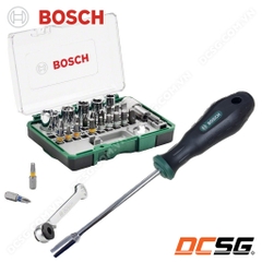 Bộ mũi vặn vít kèm tay vặn 28 chi tiết Bosch 2607017331