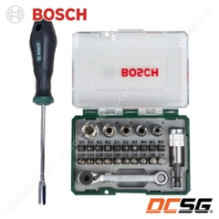 Bộ mũi vặn vít kèm tay vặn 28 chi tiết Bosch 2607017331