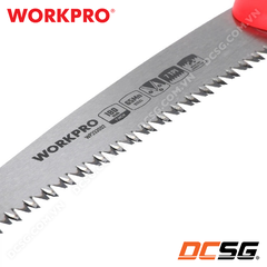 Cưa cầm tay dạng gấp, dùng để cắt cành cây 180mm Workpro WP333002