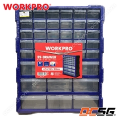 Hộp đựng đồ nghề 39 ngăn bằng nhựa Workpro WP283010