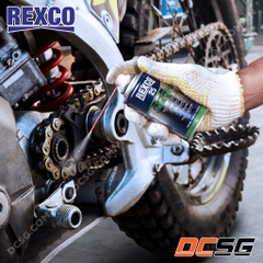 Combo chai xịt bảo dưỡng và bôi trơn xích xe máy với REXCO 25 & 50