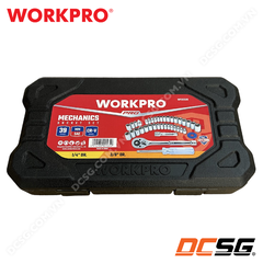 Bộ đầu tuýp và cần siết 1/4 inch và 3/8 inch (1 SET = 39 cái) Workpro WP202536