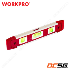 Thước thủy có từ tính, dạng hộp, kích thước 225mm (9 inches) Workpro WP262026