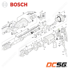 Ổ than máy khoan GBH 2-28 DV/DFV Bosch 1614336093