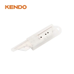 Lưỡi dao rọc giấy bằng thép SK5 loại tiêu chuẩn (10 cái/bộ) Kendo - 30656