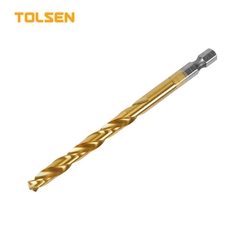Mũi khoan sắt phủ titan chuôi lục giác 6.35 Hss-Tin Tolsen