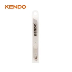 Lưỡi dao rọc giấy bằng thép SK5 chiều rộng 18mm (10 cái/bộ) Kendo - 30652