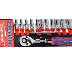 Bộ đầu cờ lê thay thế (1 set = 12 cái), kích thước 1/2 inch Workpro  WP202558