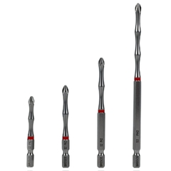 Mũi vít bake hình thân tre PH2 (65mm-150mm) bằng thép S2 Brosco