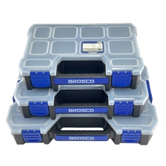 Hộp nhựa đựng đồ nghề nhiều ngăn BROSCO (nhiều kích thước)