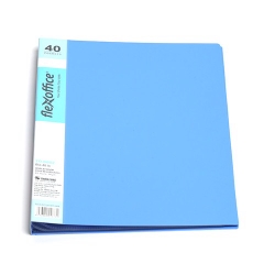 Bìa 40 lá A4 FO-DB02 màu xanh