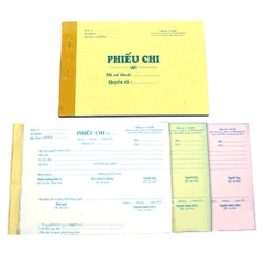 Phiếu chi 3 liên 13x19 cm (150 tờ)