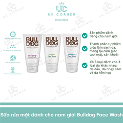 Sữa rửa mặt dành cho nam Bulldog Face Wash 150ml