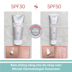 Kem chống nắng cho da nhạy cảm Altruist Dermatologist Sunscreen