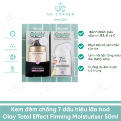 Kem dưỡng da chống 7 dấu hiệu lão hóa Olay Total Effects 7-in-1 Anti Ageing Moisturiser