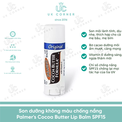 Son dưỡng môi Palmer's Cocoa Butter Lip Balm SPF15