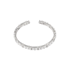 Vòng Tay Chữ X Đính Hạt Đá Zircon