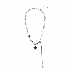 Dây Chuyền Mix Charm Mặt Ngôi Sao 5 Cánh