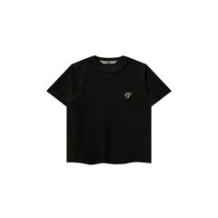 Áo Thun Thêu Logo Angel Vải Slub Baby Fit