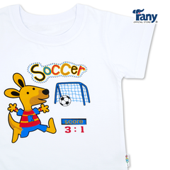 set 5 áo tay ngắn trắng in