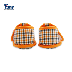 Giày tập đi caro 01 | màu cam