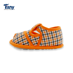 Giày tập đi caro 01 | màu cam